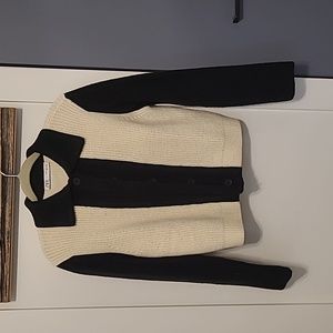 Zara cropped bowling shirt style cardigan